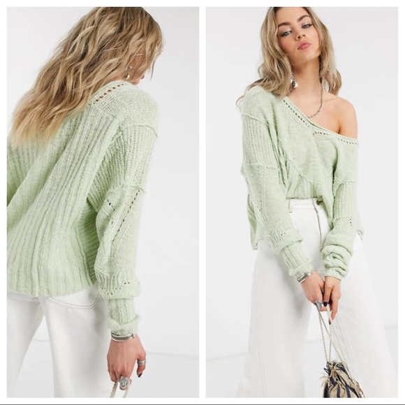FREE PEOPLE PULLOVER LUXE KNIT SWEATER A2C - Picture 9 of 16